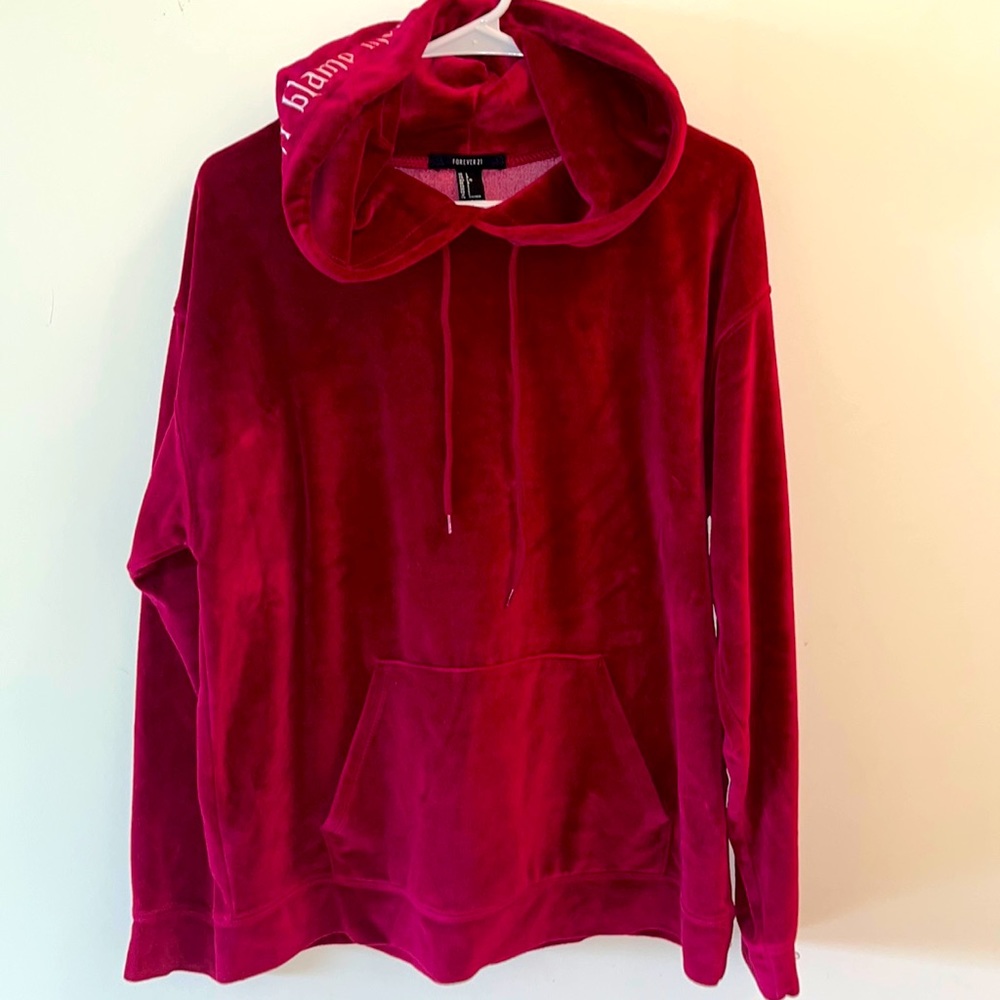 Forever 21 Burgundy Hoodie